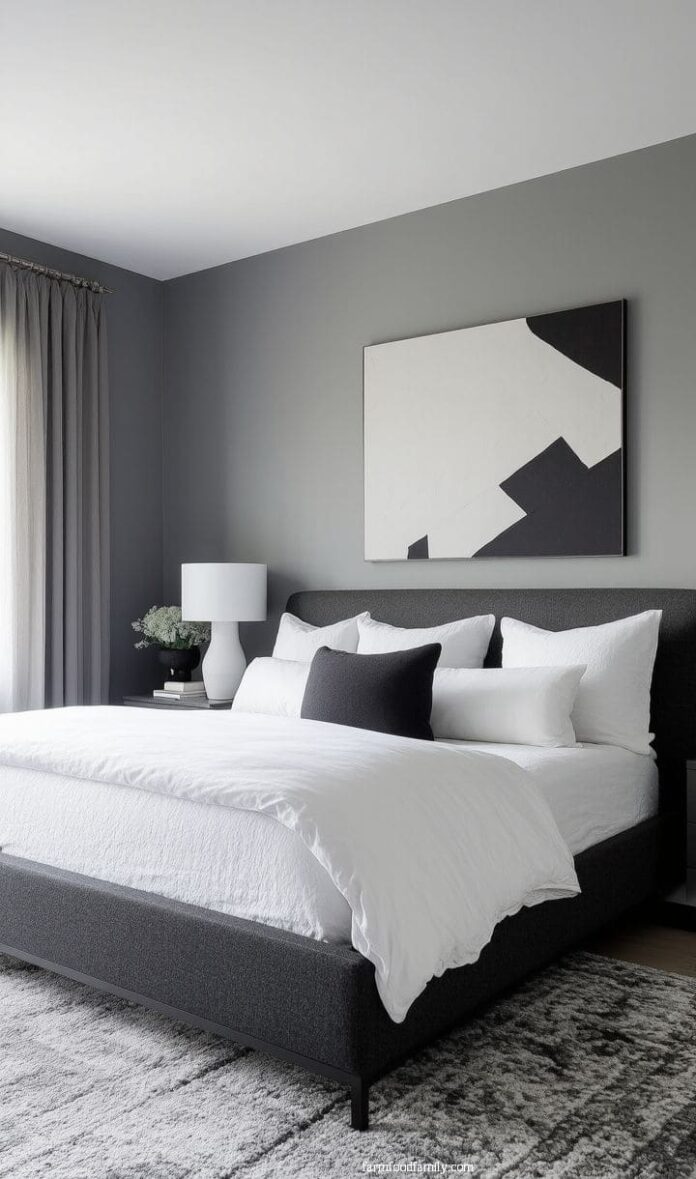 40+ Cozy Grey and White Bedroom Ideas for a Relaxing Retreat (2025 ...