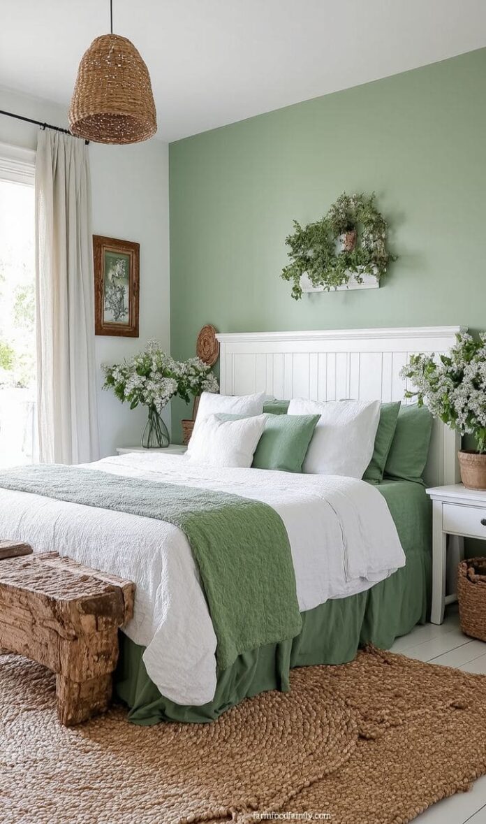 40+ Gorgeous White and Sage Green Bedroom Ideas for Instant Calm (2025 ...