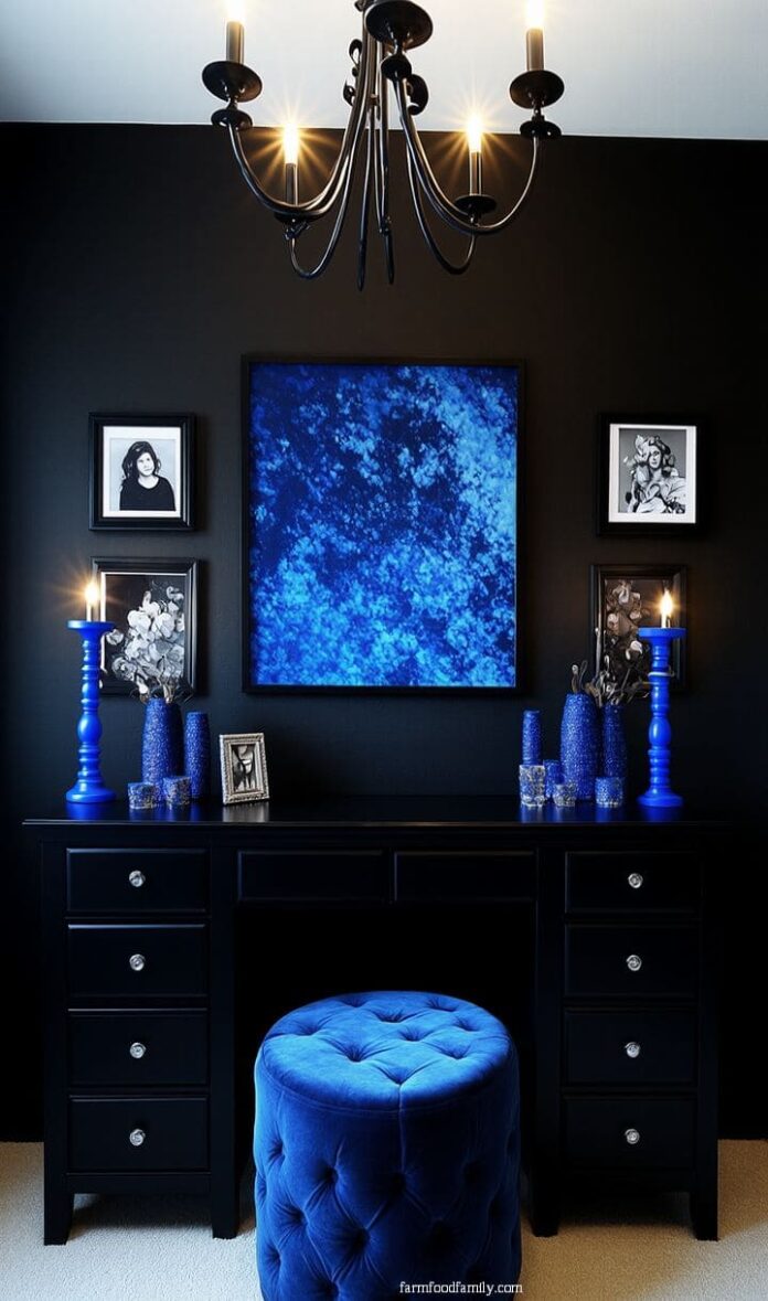 40+ Stunning Blue and Black Bedroom Ideas You’ll Instantly Love (2025