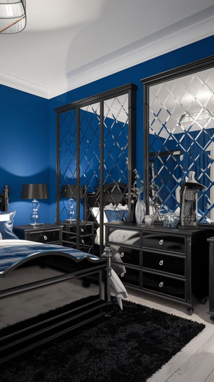 40+ Stunning Blue and Black Bedroom Ideas You’ll Instantly Love (2025