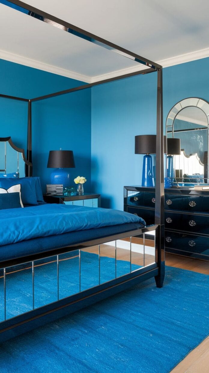 40+ Stunning Blue and Black Bedroom Ideas You’ll Instantly Love (2025