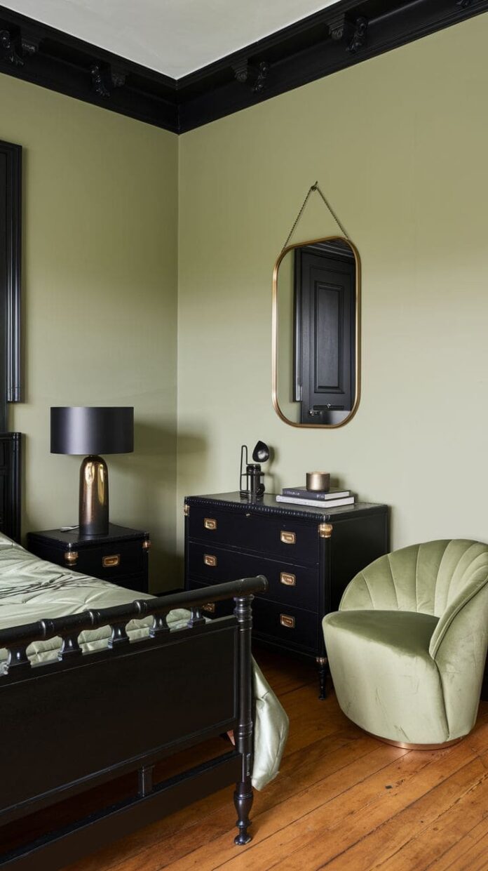 40+ Bold Black and Sage Green Bedroom Ideas That Feel Like Luxury (2025