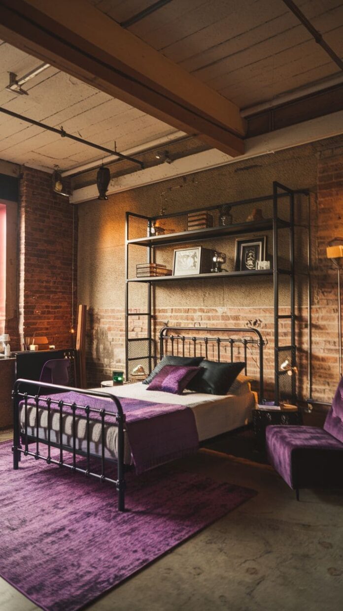 Light Purple And Black Bedroom Ideas