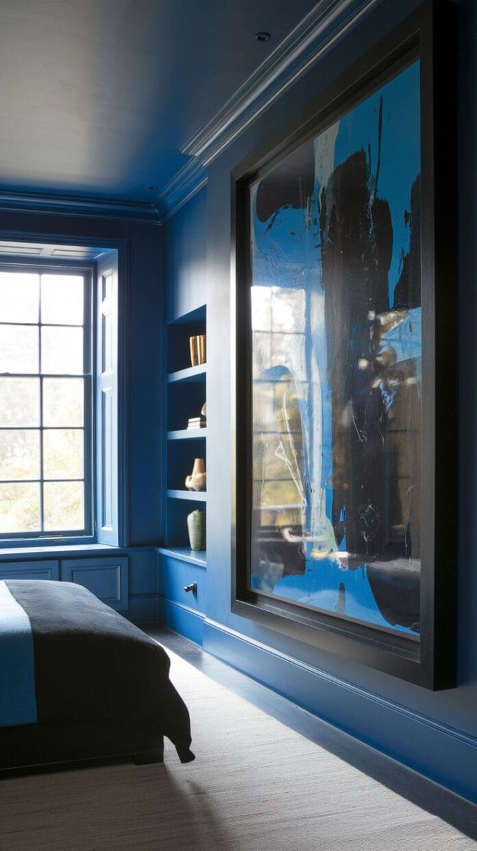 40+ Stunning Blue and Black Bedroom Ideas You’ll Instantly Love (2026 ...