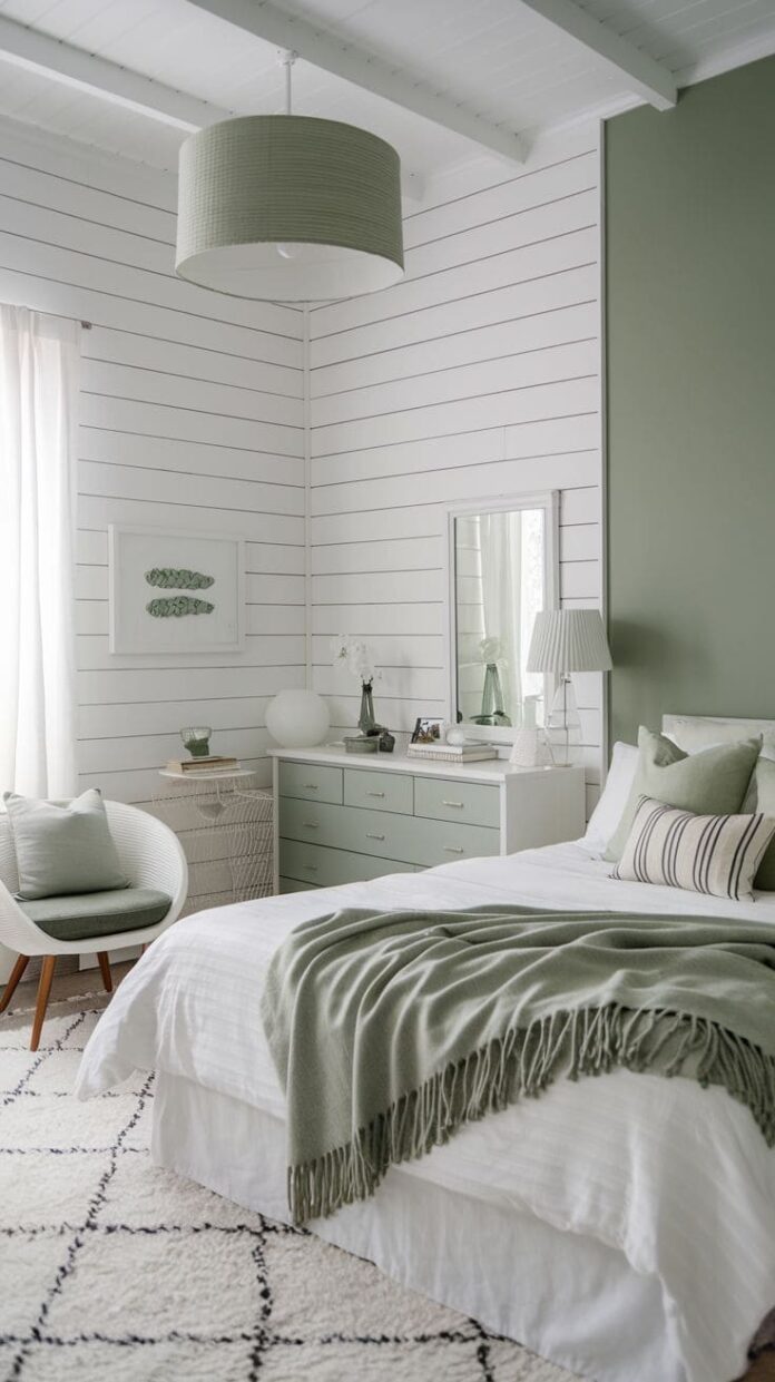 40+ Gorgeous White and Sage Green Bedroom Ideas for Instant Calm (2025 ...