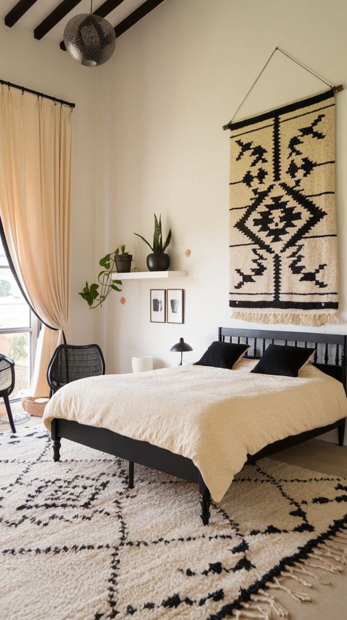 40+ Stunning Cream and Black Bedroom Ideas You’ll Want to Steal (2025) | FarmFoodFamily