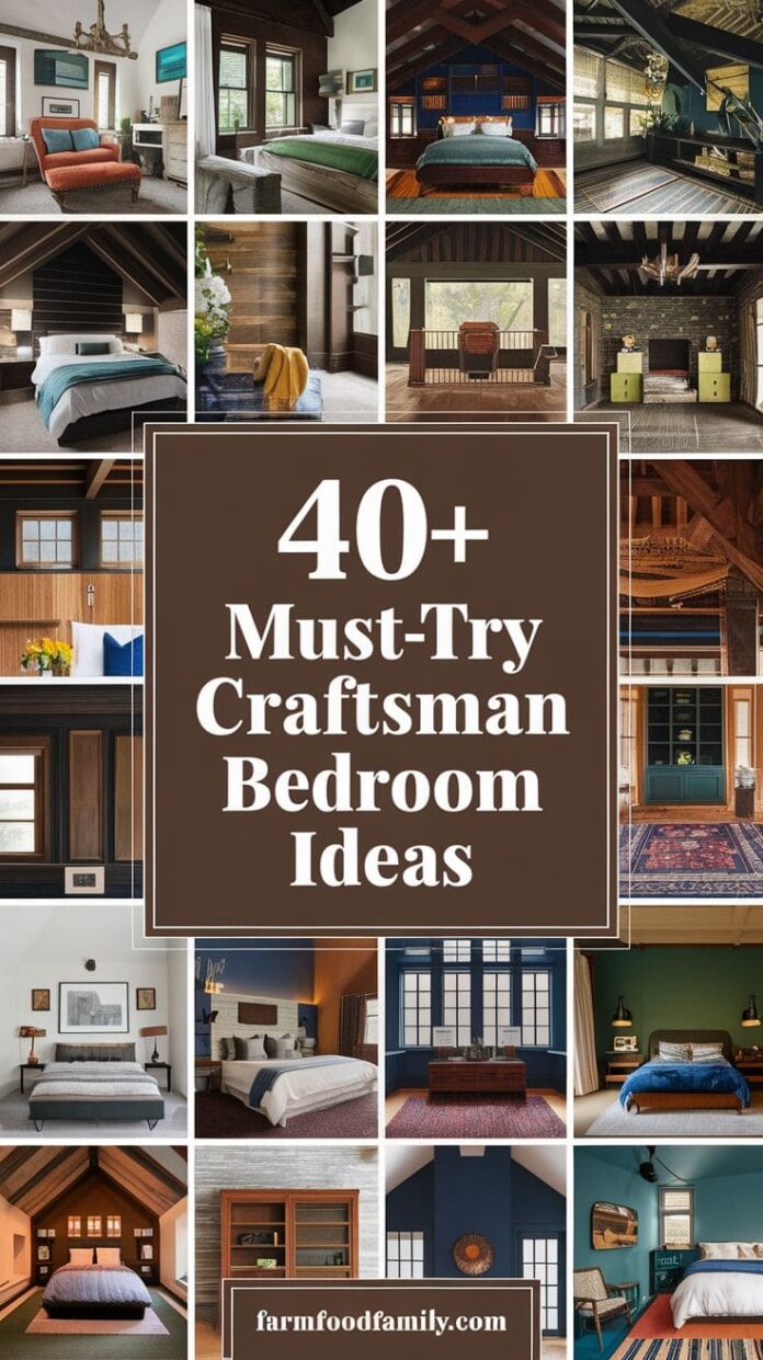 40+ Eye-Catching Craftsman Bedroom Ideas You’ll Want to Steal (2026 ...