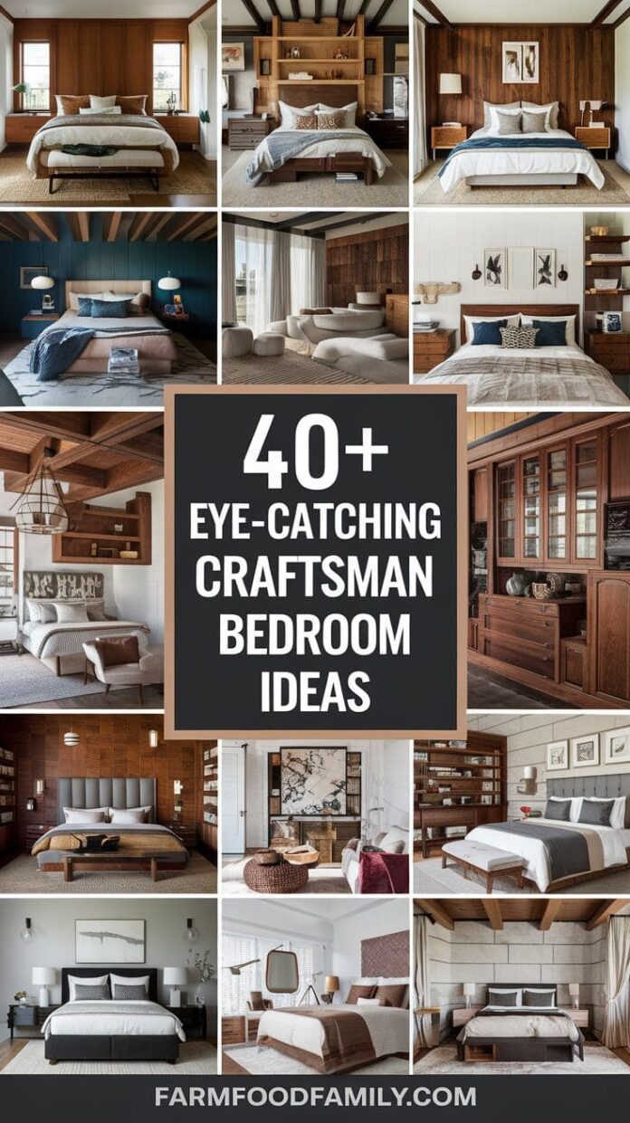 40+ Eye-Catching Craftsman Bedroom Ideas You’ll Want to Steal (2026 ...