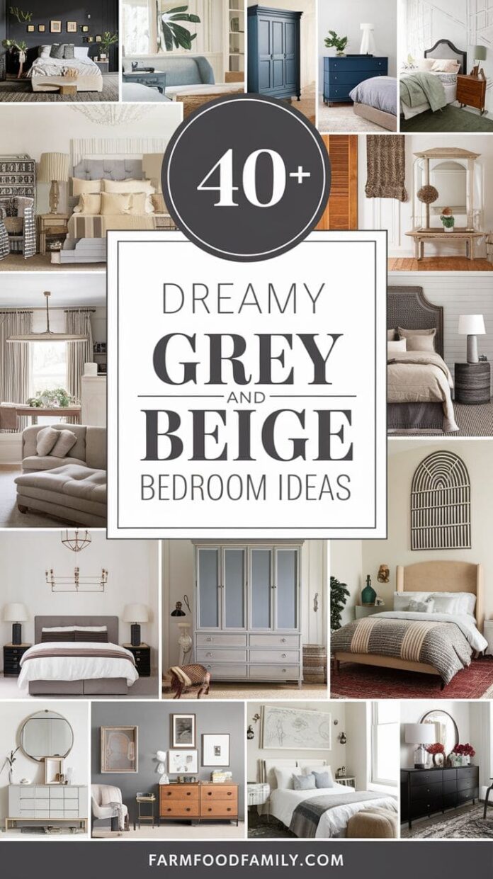 40+ Cozy Grey and Beige Bedroom Ideas You’ll Fall in Love With (2025 ...