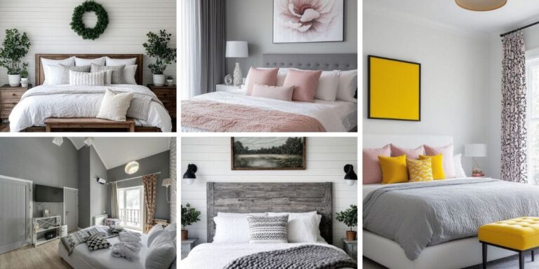 40+ Cozy Grey and White Bedroom Ideas for a Relaxing Retreat