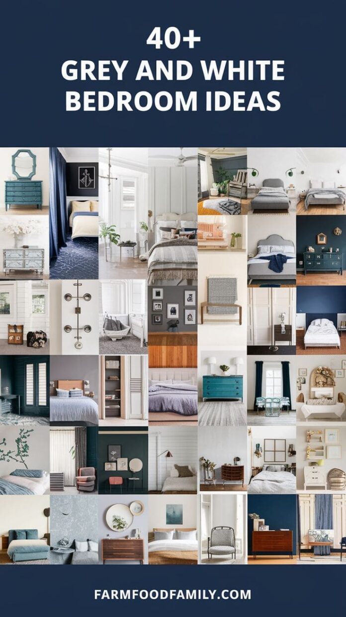 40+ Cozy Grey and White Bedroom Ideas for a Relaxing Retreat (2025 ...