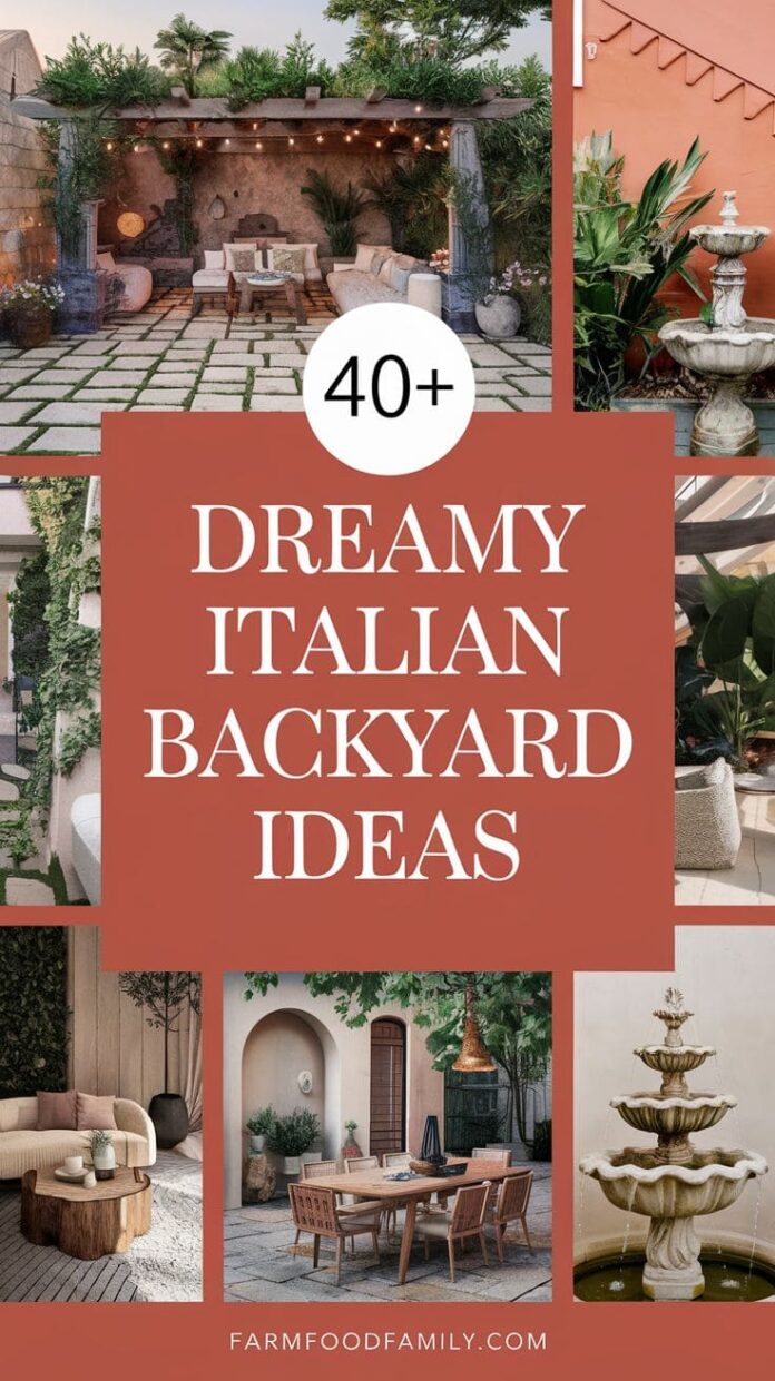 40+ Dreamy Italian Backyard Ideas That Will Transport You to Tuscany ...