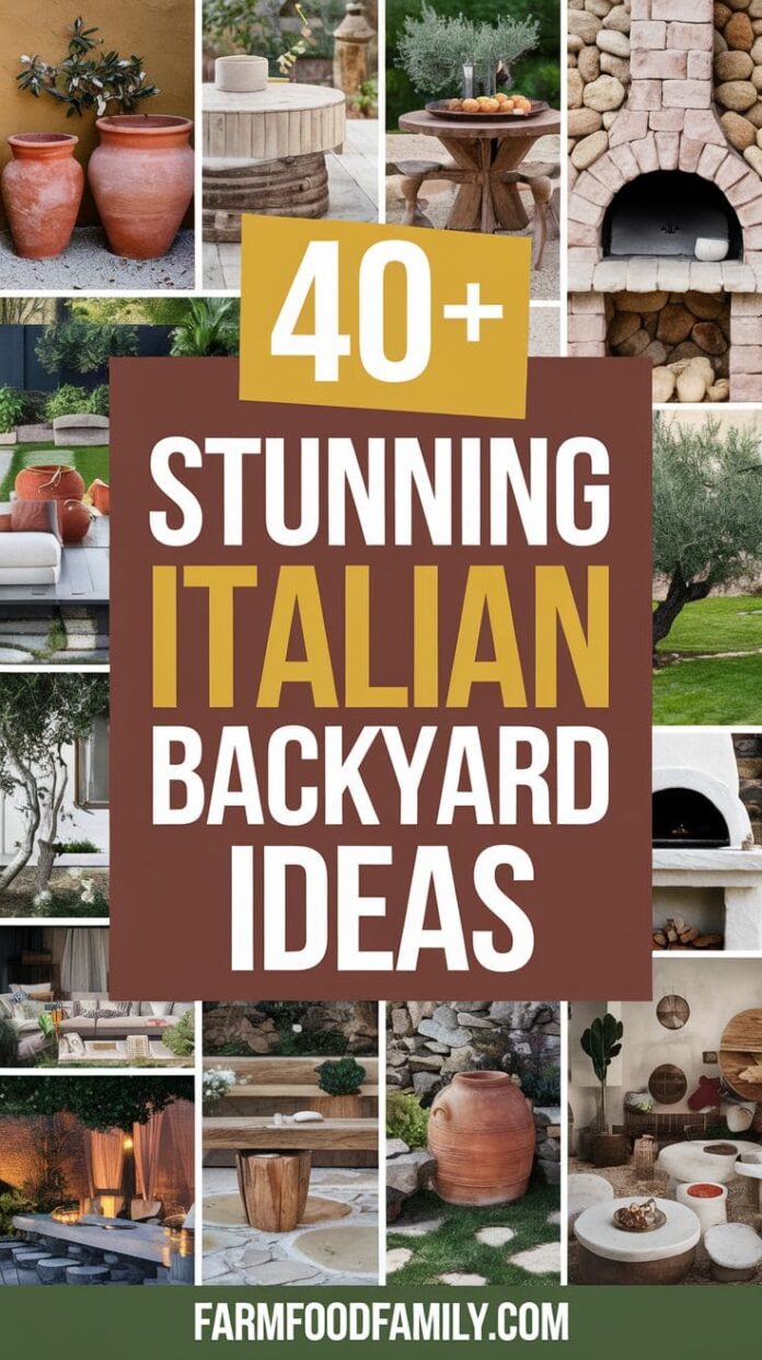 40+ Dreamy Italian Backyard Ideas That Will Transport You to Tuscany ...