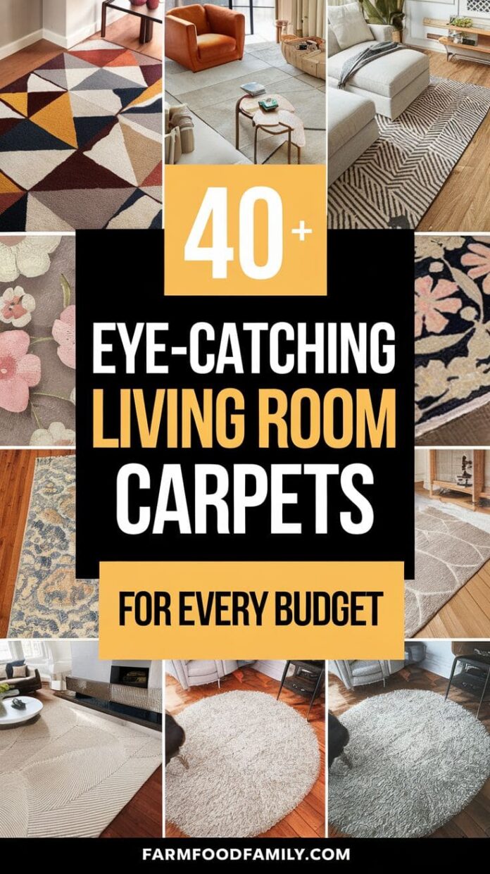 40+ Cozy Living Room Carpet Ideas That Will Wow Your Guests (2025 ...