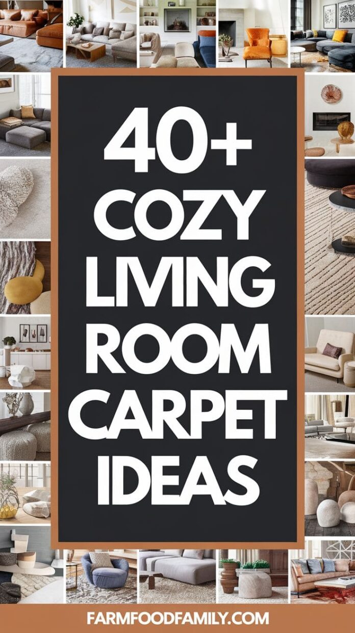 40+ Cozy Living Room Carpet Ideas That Will Wow Your Guests (2025 ...