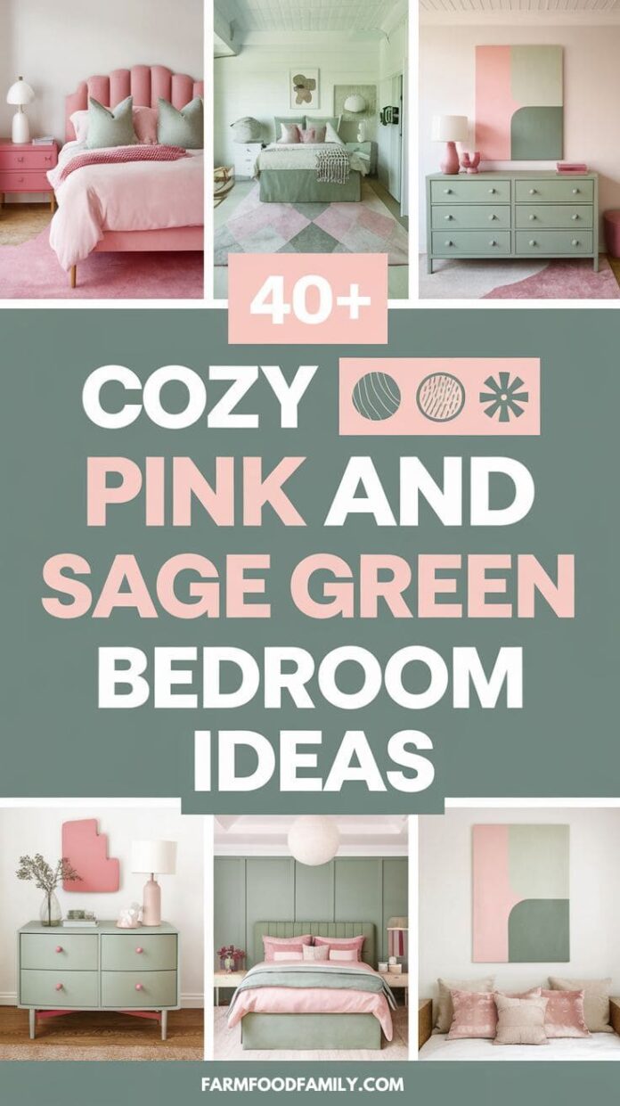 40+ Stunning Pink and Sage Green Bedroom Ideas You Need to See (2025 ...