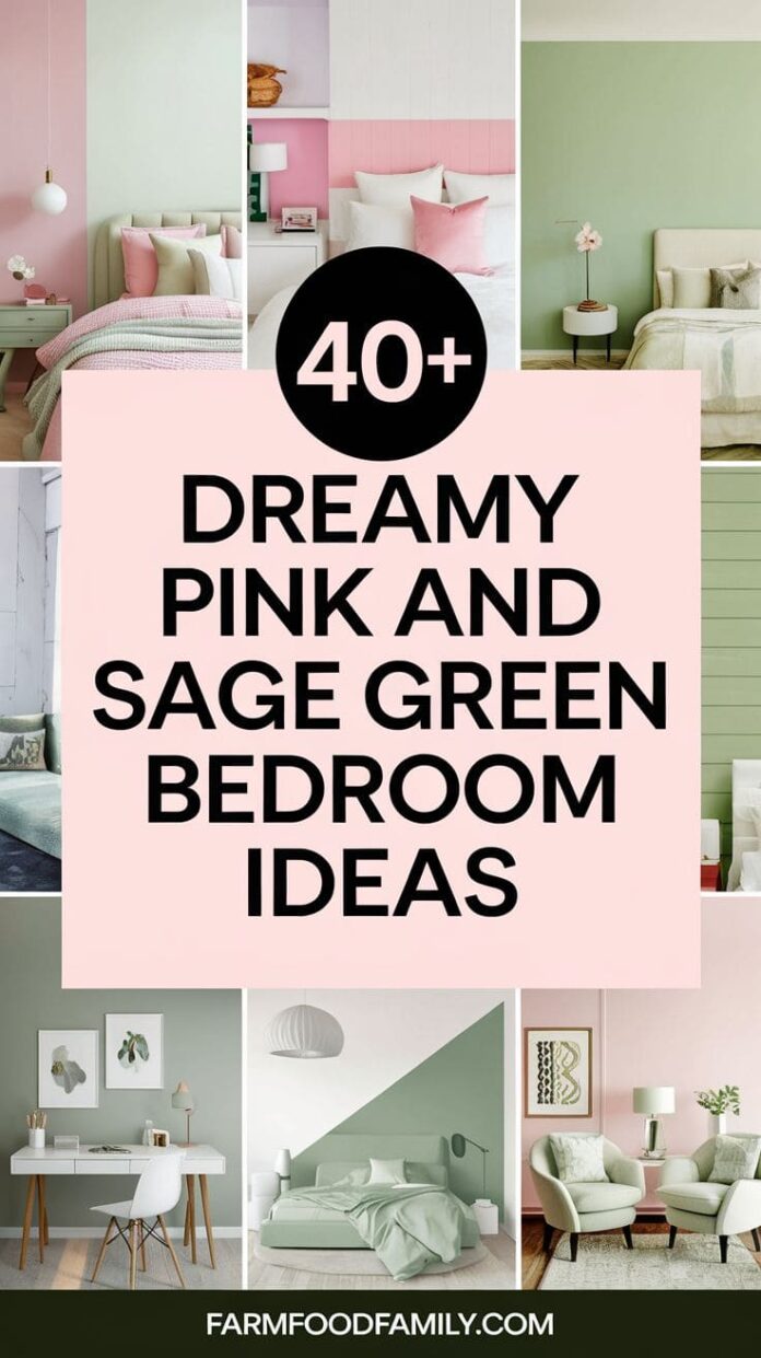 40+ Stunning Pink and Sage Green Bedroom Ideas You Need to See (2025 ...