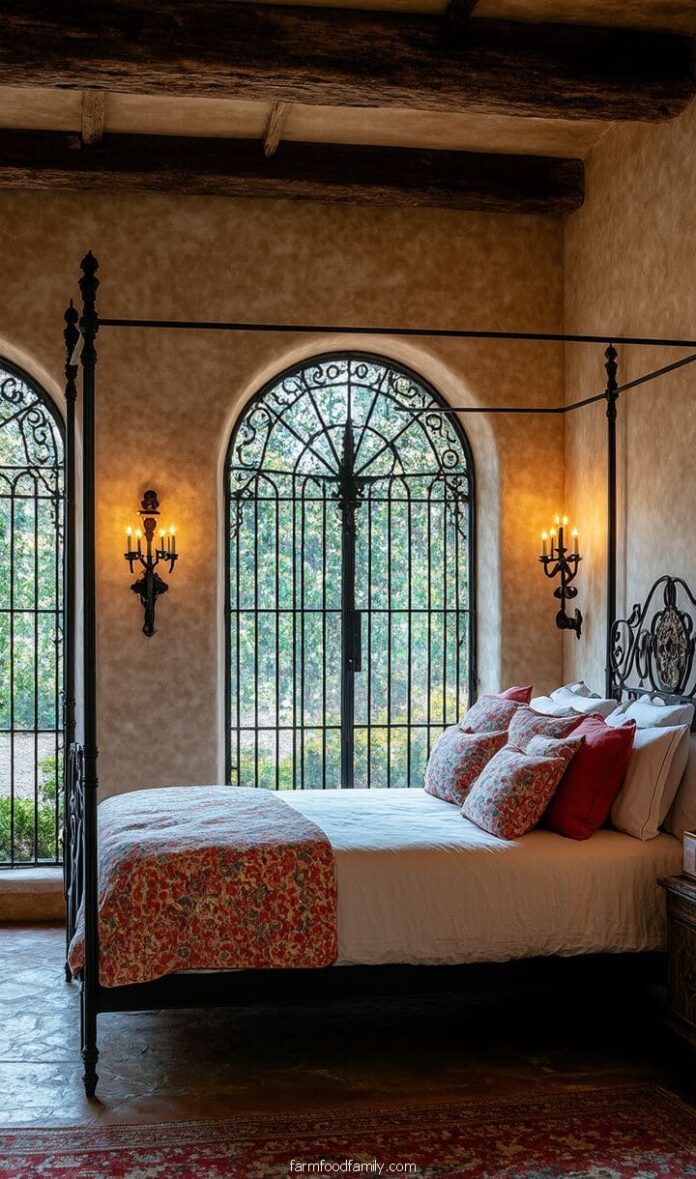 40+ Gorgeous Hacienda Bedroom Ideas That Feel Like a Spanish Retreat (2025) | FarmFoodFamily