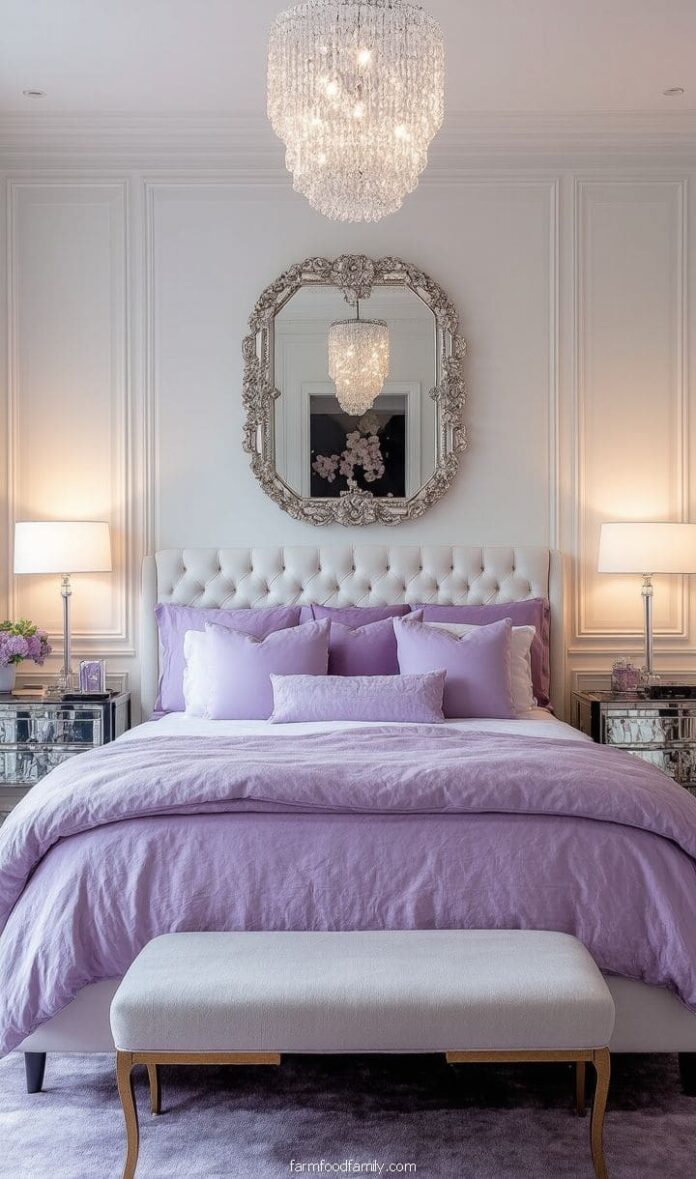 40+ Must-See Purple Bedroom Ideas That Wow Every Guest (2025) | FarmFoodFamily