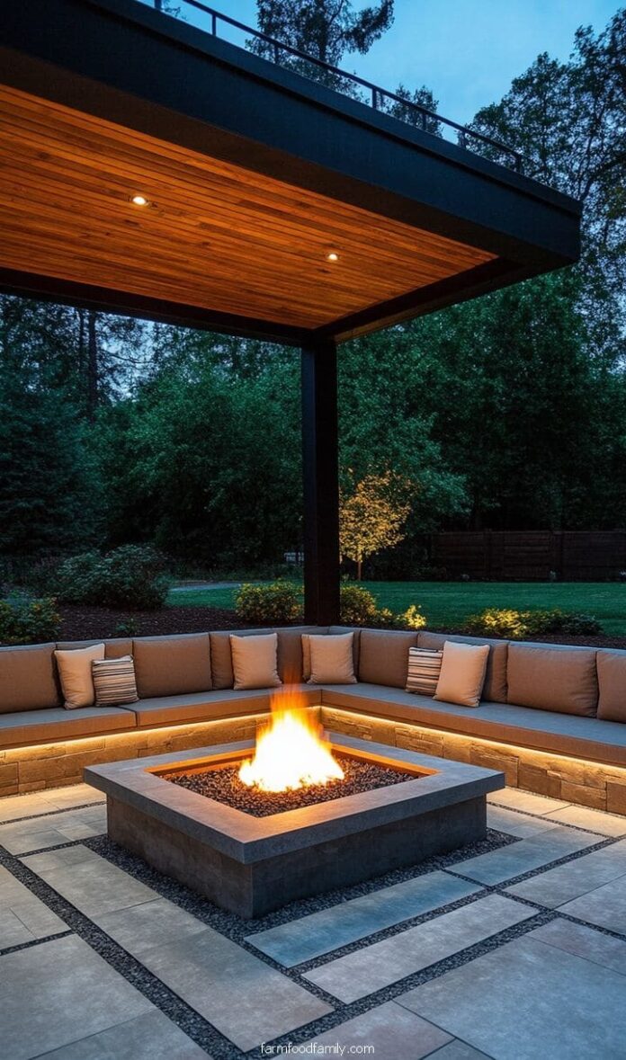 40+ Jaw-Dropping Paver Fire Pit Ideas for Outdoor ...