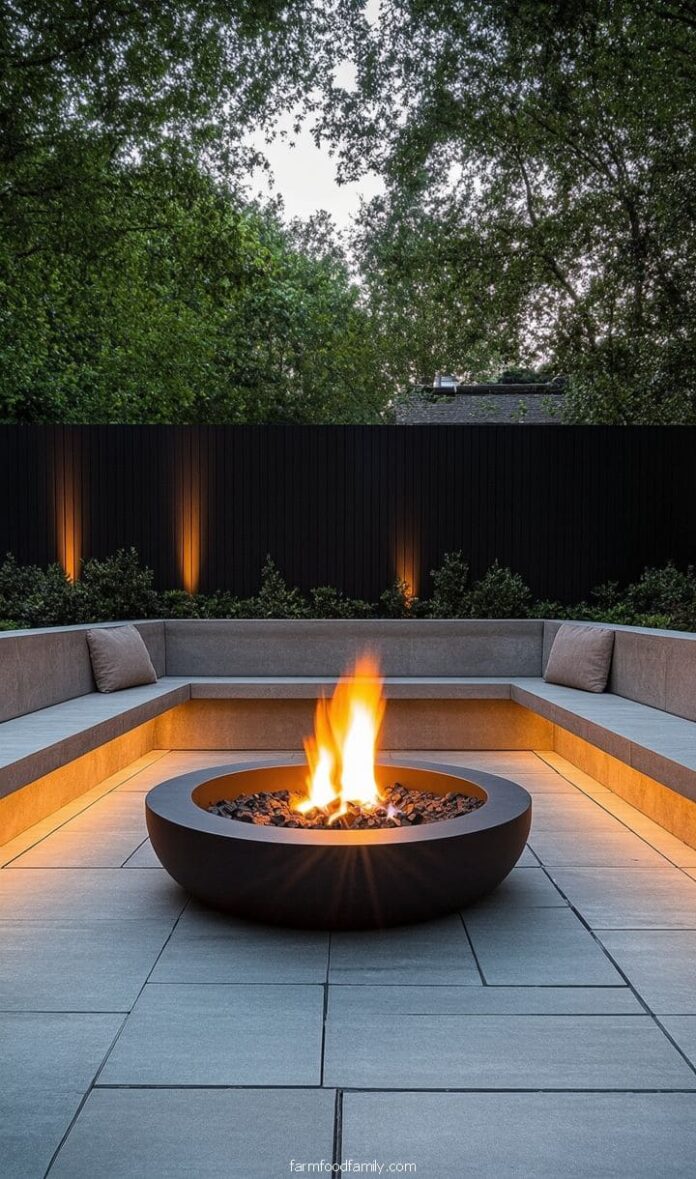 40+ Jaw-Dropping Paver Fire Pit Ideas for Outdoor ...