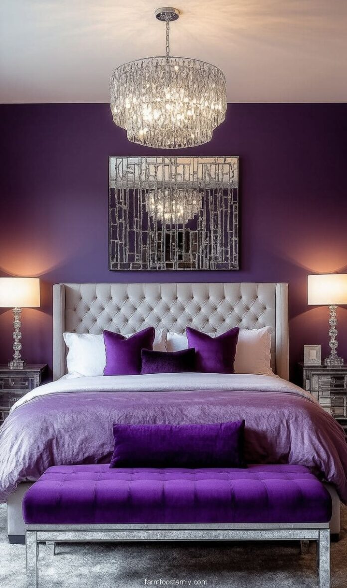 40+ Must-See Purple Bedroom Ideas That Wow Every Guest (2025 ...