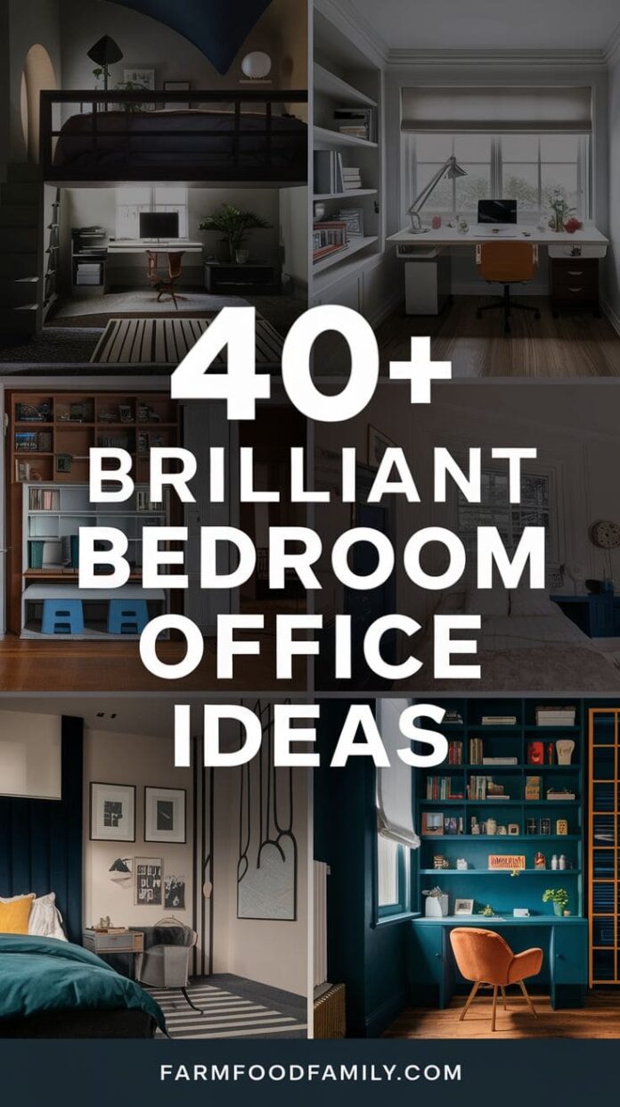 40+ Trendy Bedroom Office Ideas for the Perfect Work-Life Balance (2026 ...
