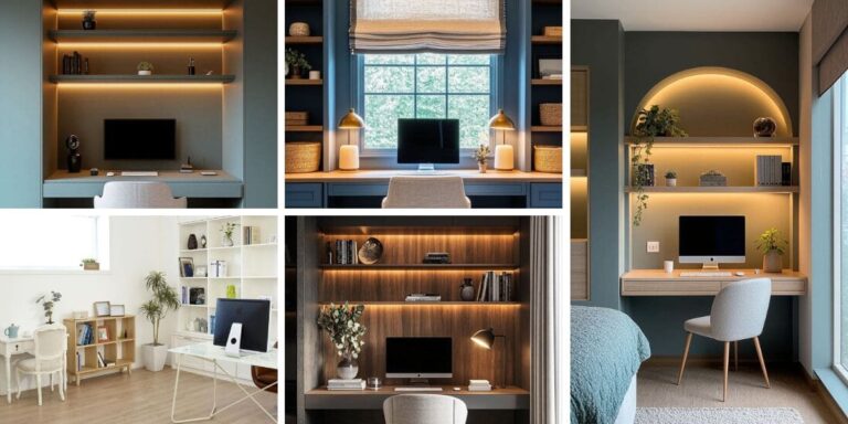40+ Trendy Bedroom Office Ideas for the Perfect Work-Life Balance