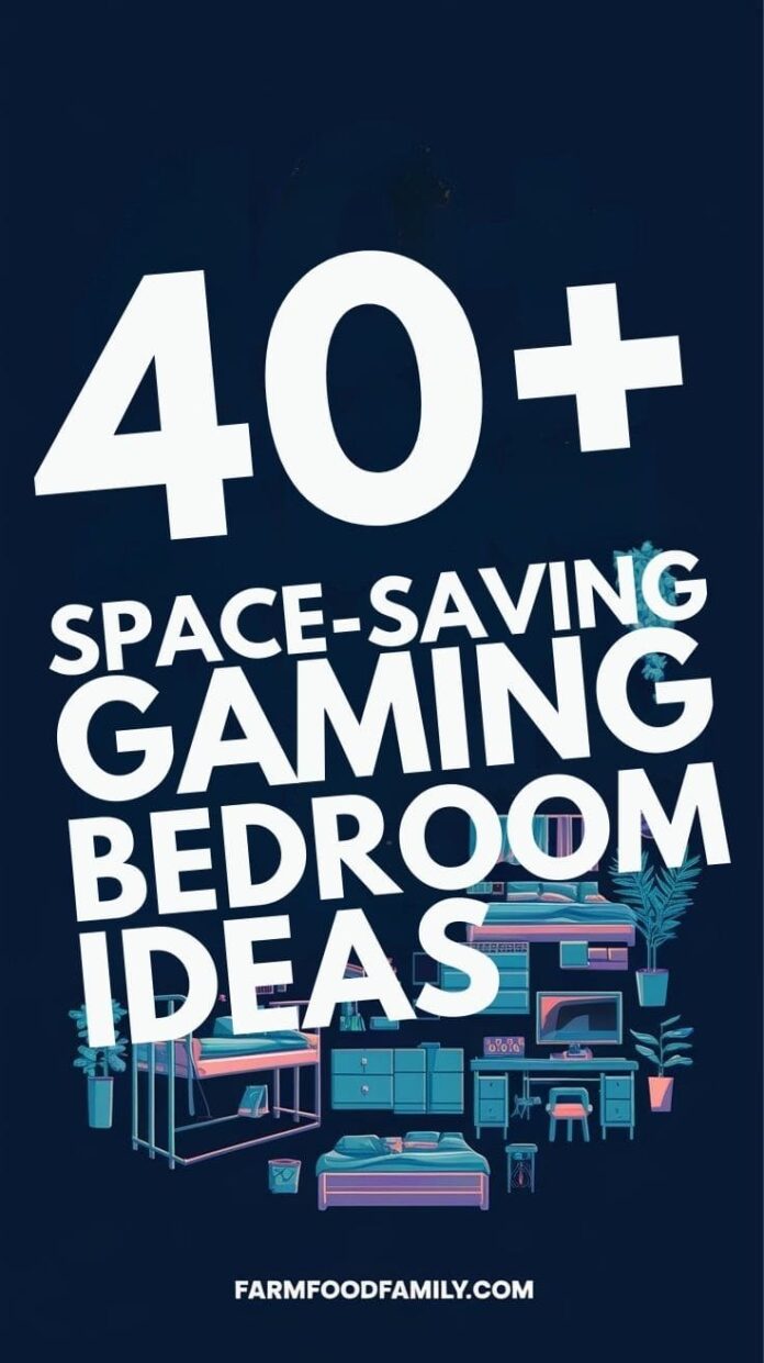 40+ Epic Gaming Bedroom Ideas for Small Spaces That Impress (2025) | FarmFoodFamily