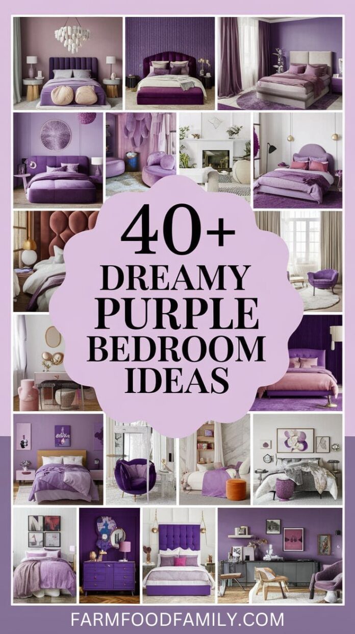 40+ Must-See Purple Bedroom Ideas That Wow Every Guest (2025 ...
