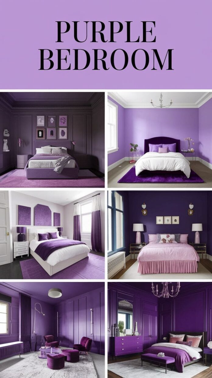 40+ Must-See Purple Bedroom Ideas That Wow Every Guest (2025 ...