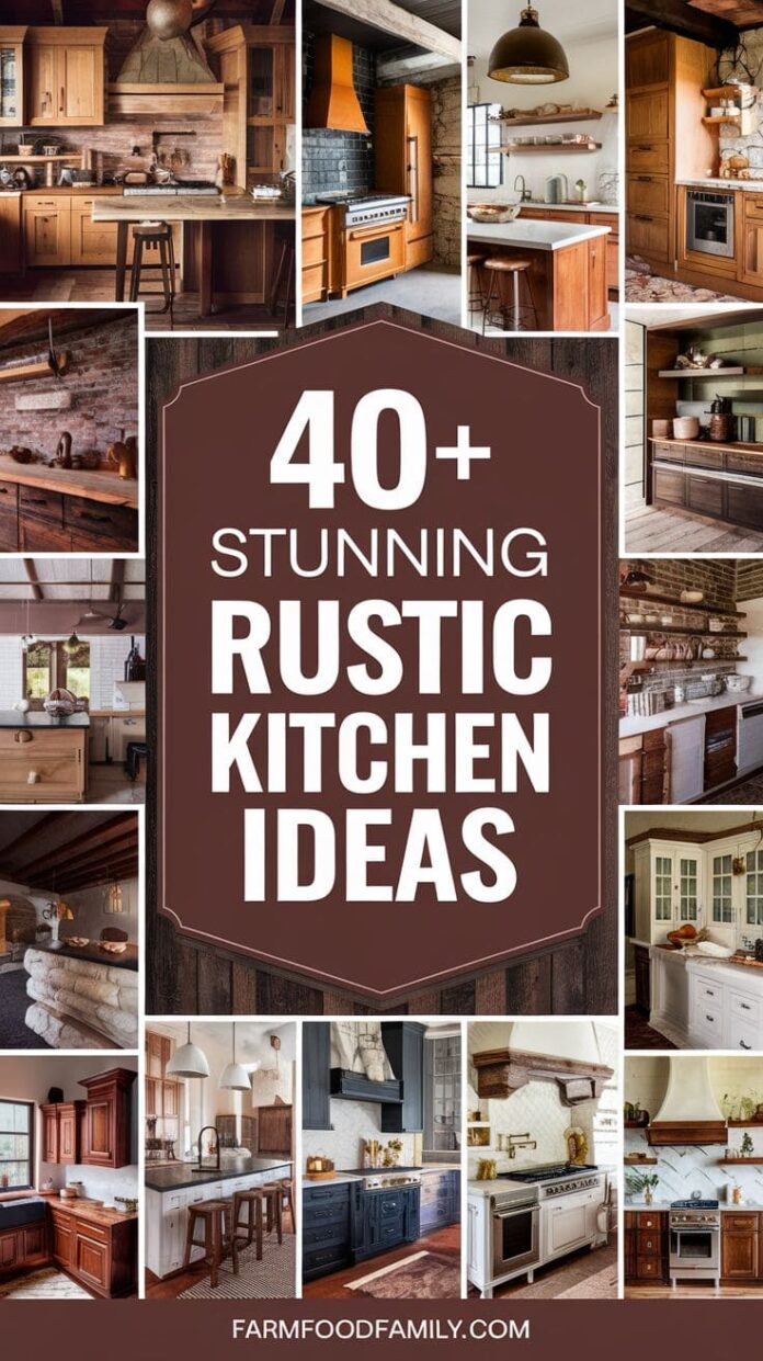 40+ Rustic Kitchen Ideas That Will Make Your Home Feel Cozy (2026 ...
