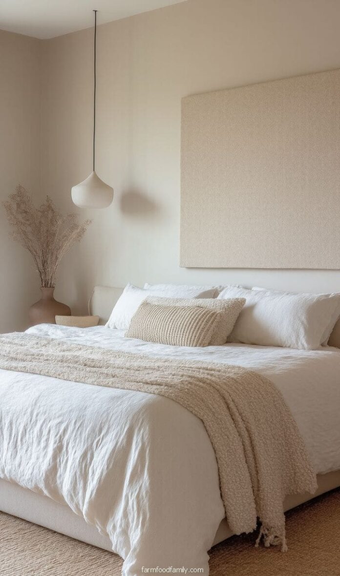 40+ Effortlessly Chic Neutral Bedroom Ideas You'll Obsess Over ...