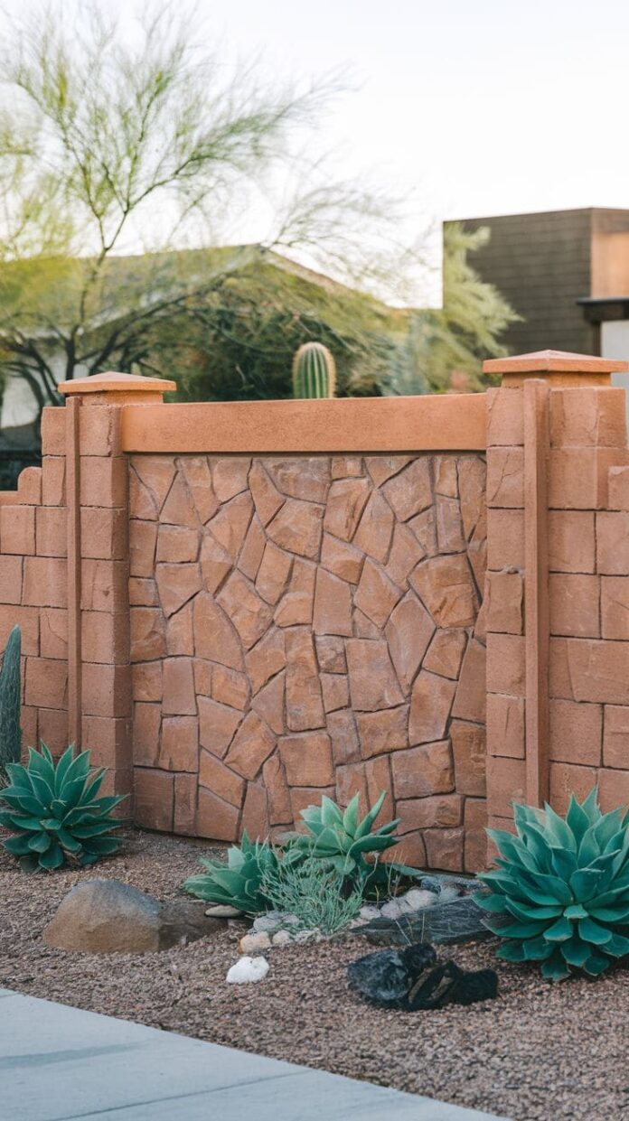 Illustration of Textured Concrete Wall Systems For Outdoor Spaces