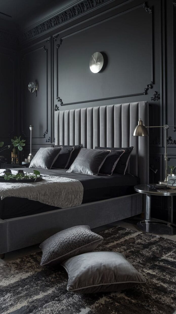 40+ Stunning Grey Headboard Bedroom Ideas You’ll Want to Copy (2025 ...