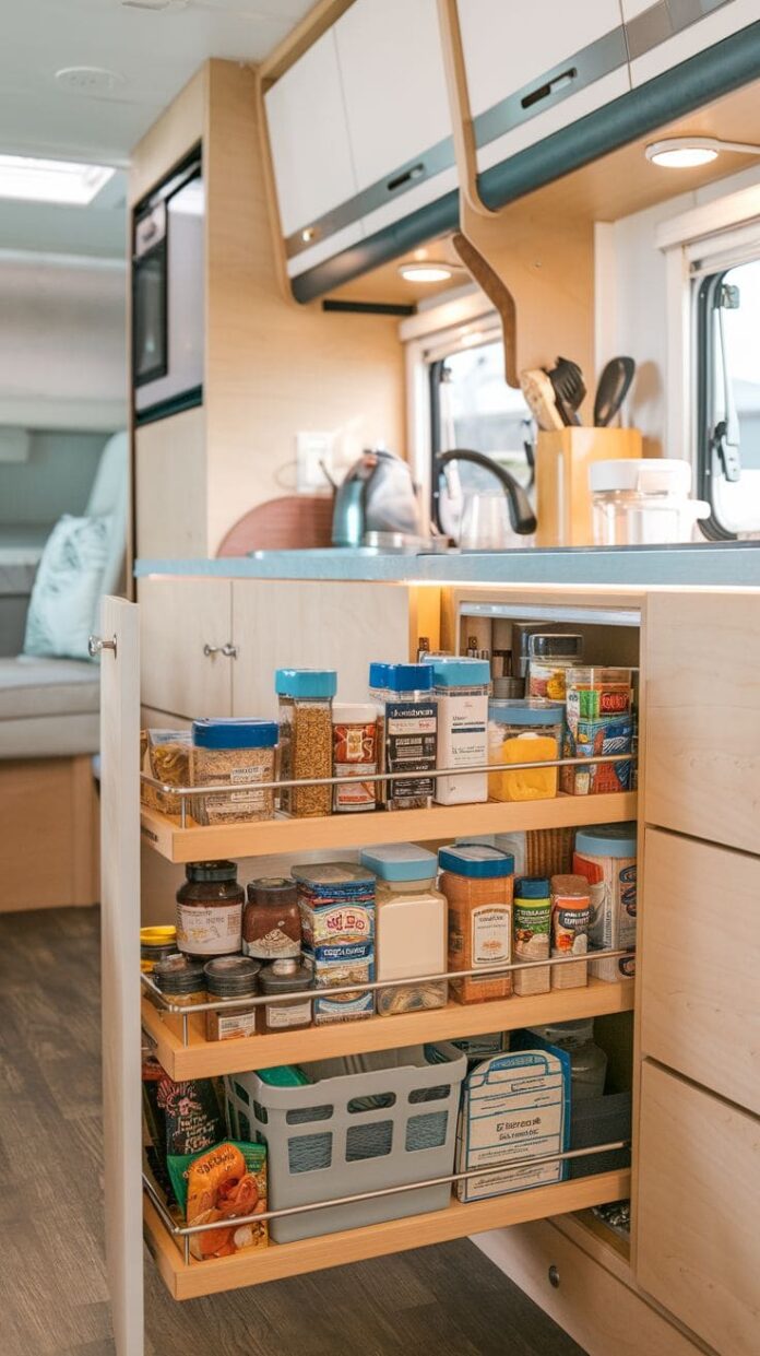 30+ Must-Try Camper Storage Ideas to Maximize Small Spaces (2026 ...