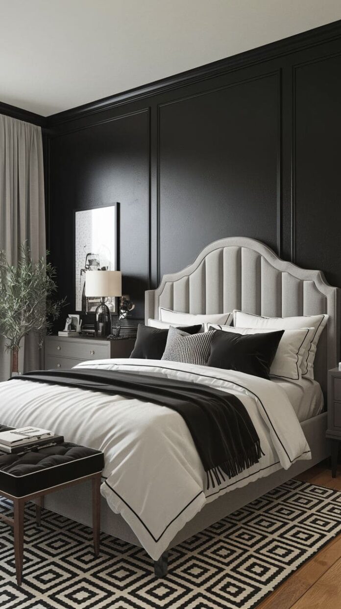 40+ Stunning Grey Headboard Bedroom Ideas You’ll Want to Copy (2025 ...