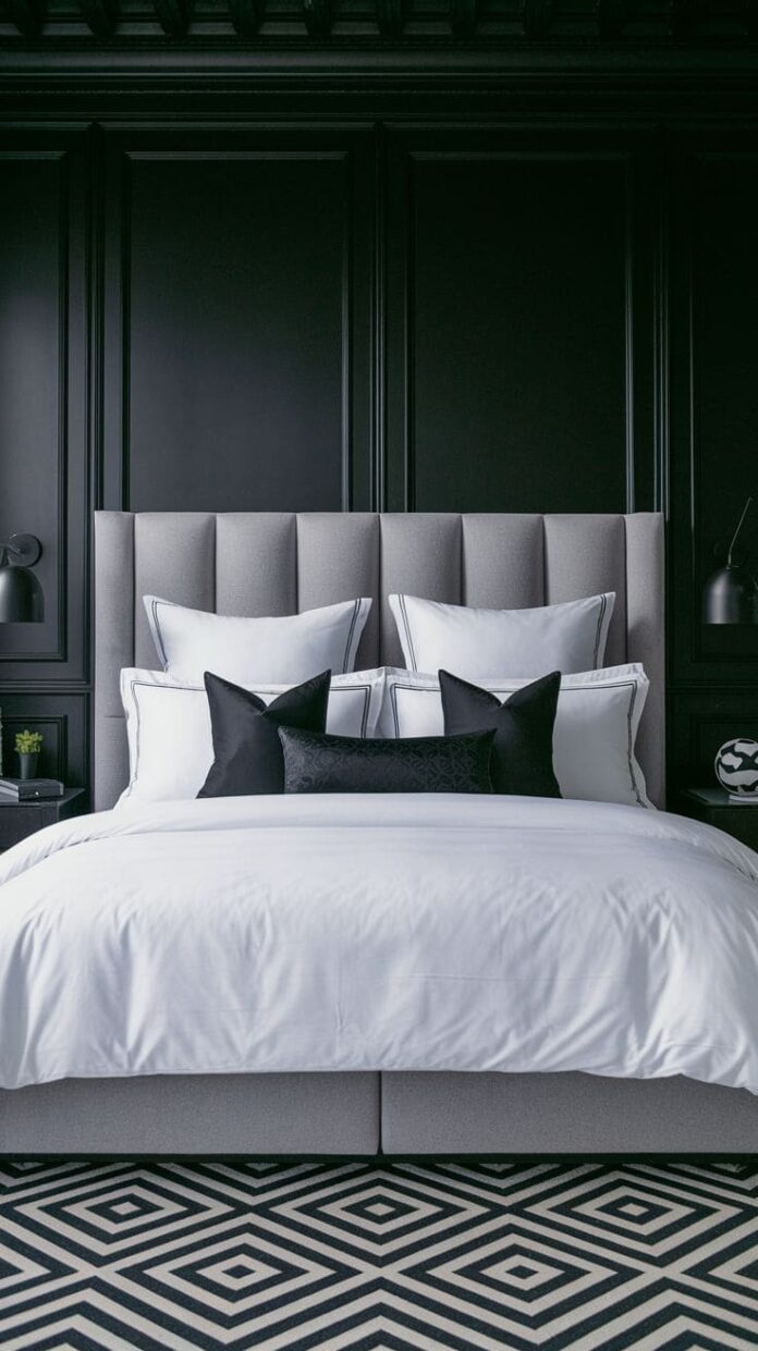 40+ Stunning Grey Headboard Bedroom Ideas You’ll Want to Copy (2025 ...
