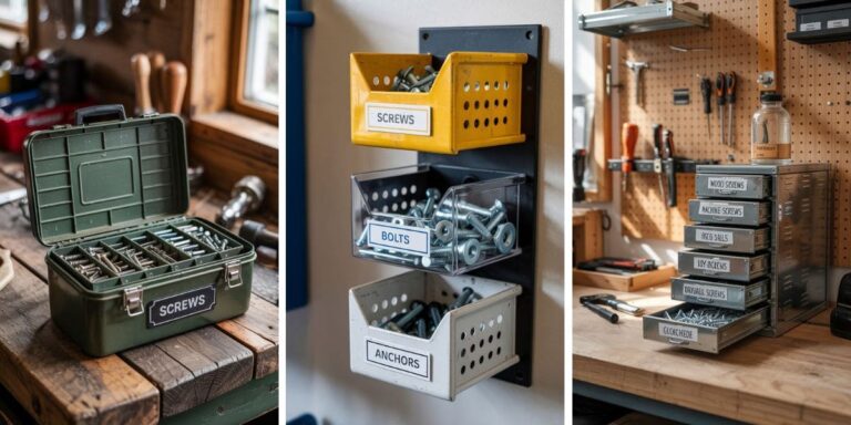 40+ Clever Ways to Organize Screws Without a Toolbox