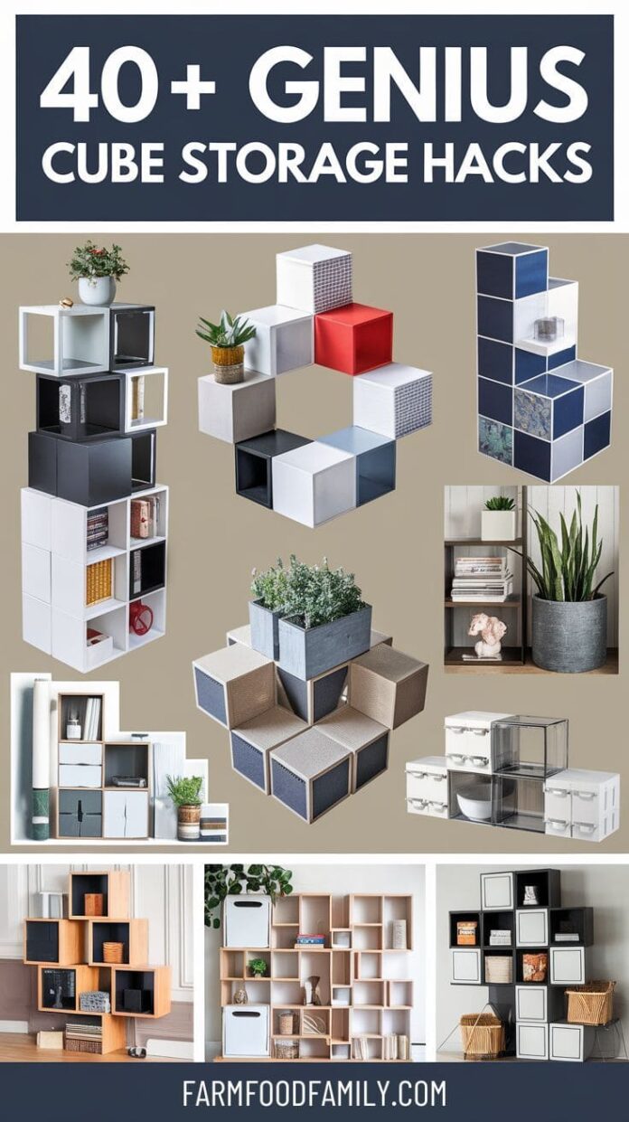 40+ Cube Storage Ideas That Will Instantly Declutter Your Space (2025