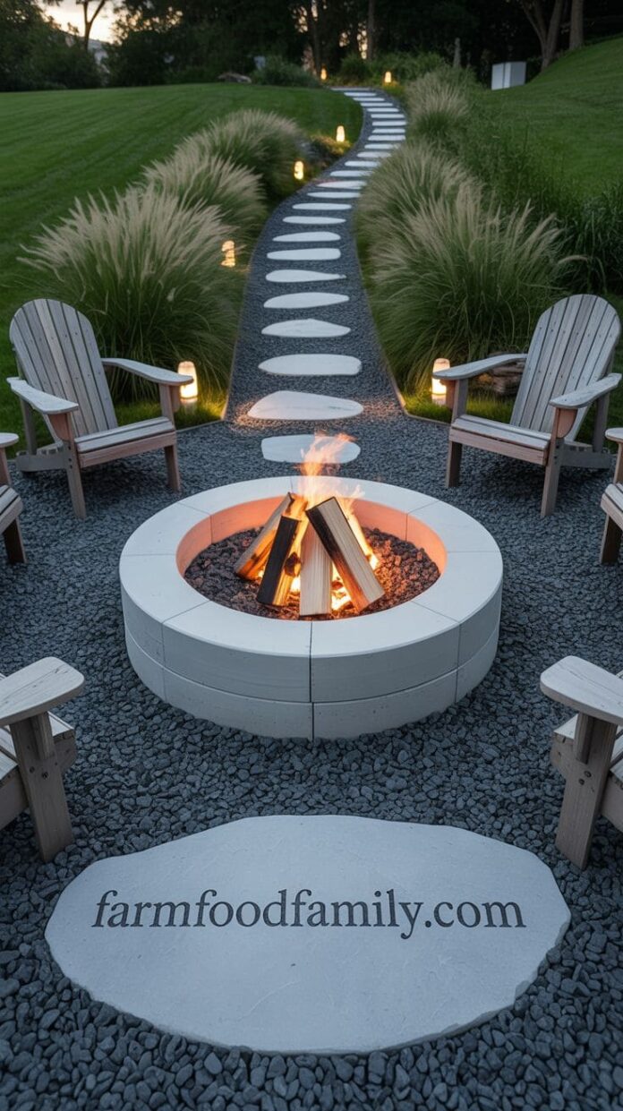 20+ Genius Fire Pit Ideas That Work Perfectly on a Sloped Yard ...