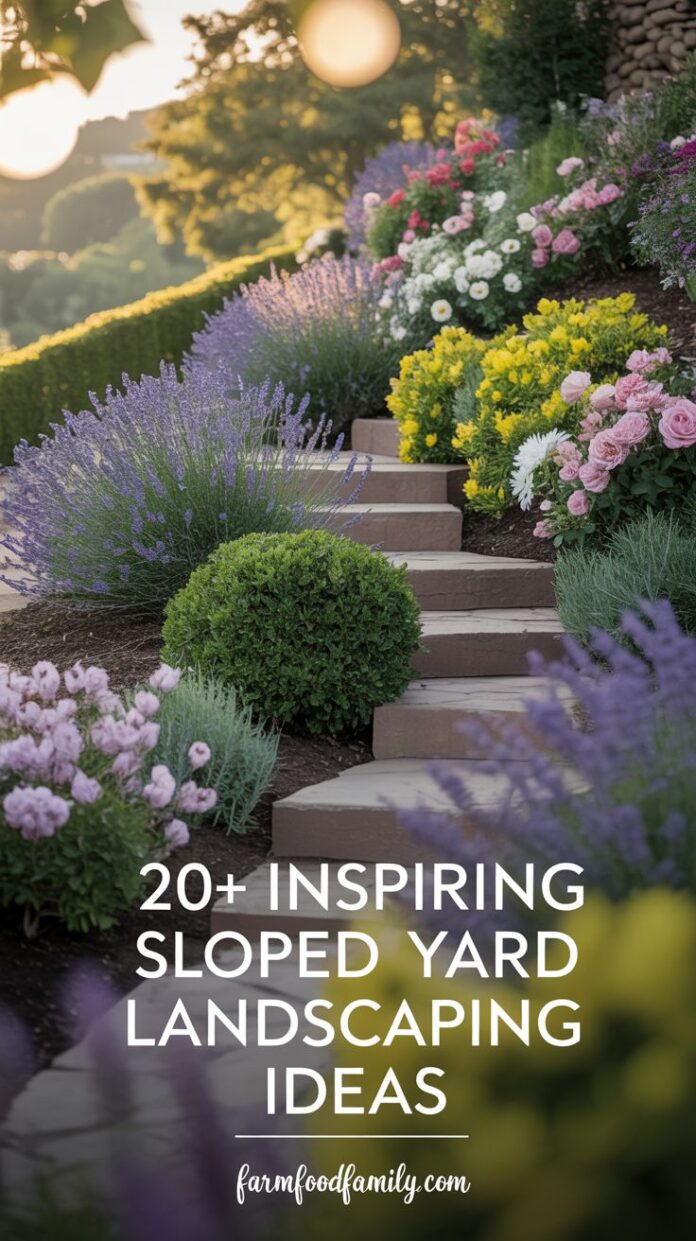 20+ Genius Sloped Front Yard Landscaping Ideas for Instant Curb Appeal ...