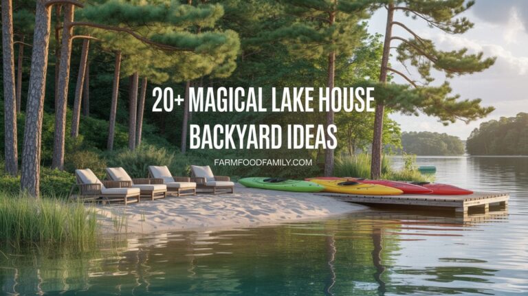 20+ Dreamy Lake House Backyard Ideas That Feel Like Vacation
