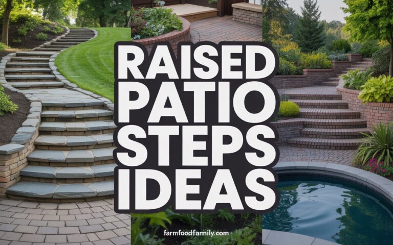 15+ Stunning Raised Patio Ideas With Steps for Style